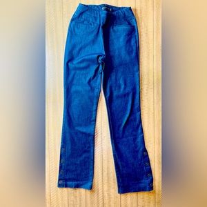 New York & Company Denim Flare Pants - Size Small